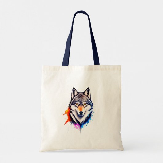 Gray Wolf Tote Bag (Achterkant)