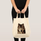 Gray Wolf Tote Bag (Voorkant (product))