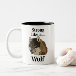 Gray Wolf Tweekleurige Koffiemok