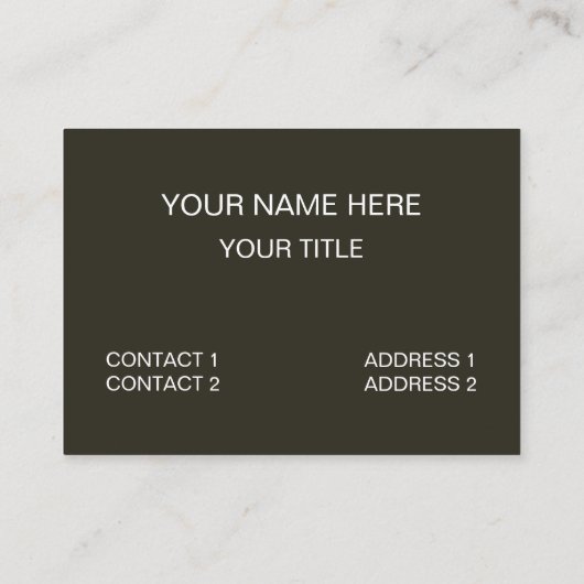 Gray Wolf Visitekaartje (Achterkant)