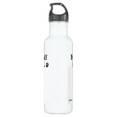 Gray Wolf Waterfles (Achterkant)