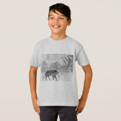 Gray Wolf Wild Animal T-shirt (Voorkant volledig)