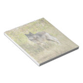 Gray Wolf & Wilderness Foto Gift Notitieblok (Schuin)