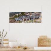 Gray Wolves Family Journey Poster (Keuken)