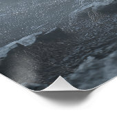 Gray Wolves in Thick Mist Perfect Poster (Hoek)