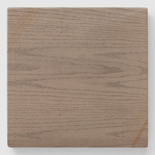 Gray Woodgrain Square Onderzetter (Voorkant)