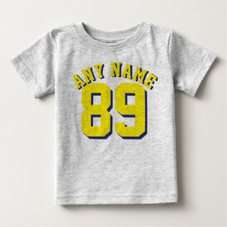 Gray & Yellow Toddler | Sport Football Jersey