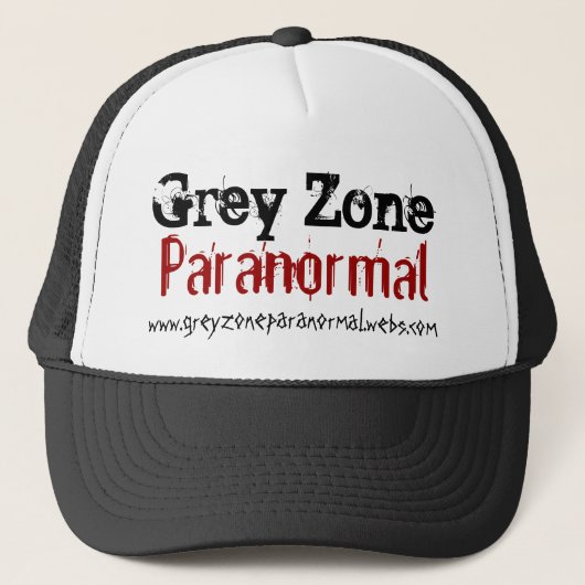 Gray Zone Paranormal Trucker Hat Pet (Voorkant)