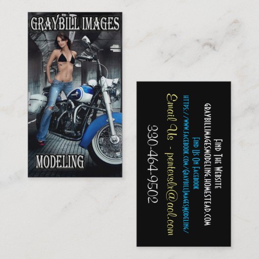 Graybill Afbeeldingen modellering Visitekaartje (Voorkant / Achterkant)