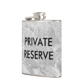 Graygranaatkolf met particuliere reserve heupfles (Links)