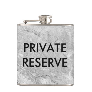 Graygranaatkolf met particuliere reserve heupfles