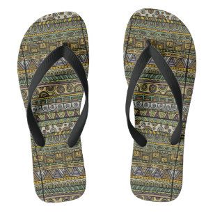 Graygreen Wax Adult Flip Flops, Wide Straps Teenslippers
