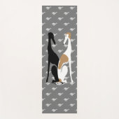 Grayhound Sisters Illustratie Yoga Mat (Voorkant)