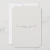 Grayish Bridal Brunch Waffles Pancakes Kaart (Achterkant)