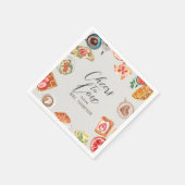 Grayish Bridal Brunch Waffles Pancakes Servet (Hoek)