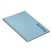 Grayish Green Blue Notitieboek (Rechterzijde)