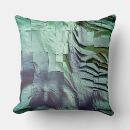 Grayish mint mozaïek met licht geslepen en satin kussen