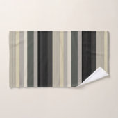 Grays en greens strepen bad handdoek (Handdoek)