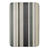 Grays en greens strepen badmat (Voorkant Verticaal)