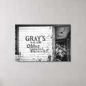 Gray's General Store Canvas Afdruk (Voorkant)