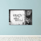 Gray's General Store Canvas Afdruk (Insitu (Houten vloer))