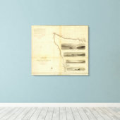 Gray's Harbour Admiralty Inlet Canvas Afdruk (Insitu (Houten vloer))