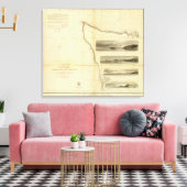 Gray's Harbour Admiralty Inlet Canvas Afdruk (Insitu (Woonkamer))