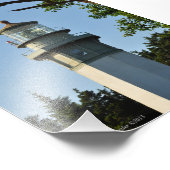 Grays Harbour Lighthouse Foto Afdruk (Hoek)