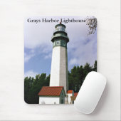 Grays Harbour Lighthouse, Washington Mousepad Muismat (Met muis)