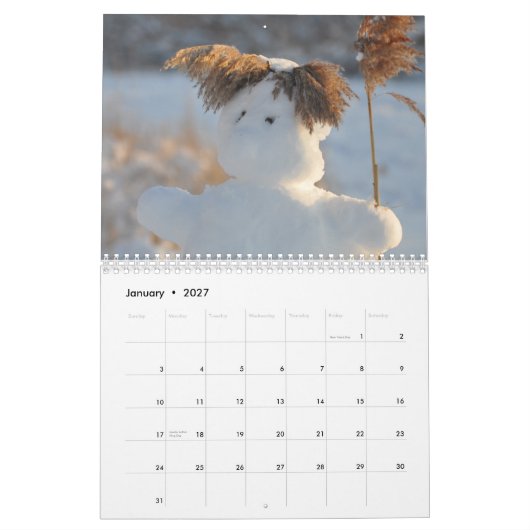 Grays Lake Kalender (Jan 2027)