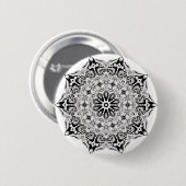 Grays lotus ronde button 5,7 cm (Voorkant /achterkant)