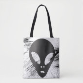 Grays - oude Alien Crop Cirkel Tote Bag (Voorkant)
