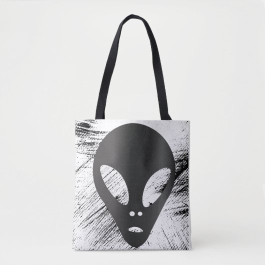 Grays - oude Alien Crop Cirkel Tote Bag (Voorkant)