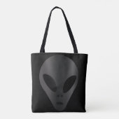 Grays - oude Alien Crop Cirkel Tote Bag (Achterkant)