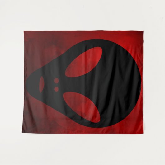 Grays - oude Alien Faux Canvas Wandkleed (Voorkant (horizontaal))