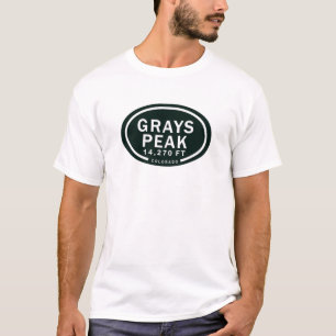 Grays Peak 14,270 FT Colorado Rocky Mountain T-shirt