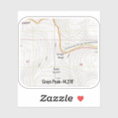 Grays Peak Colorado Fourteener Sticker (Vel)