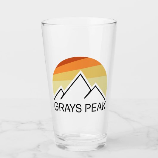 Grays Peak Retro Glas (Voorkant)