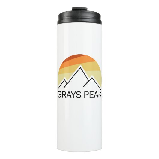 Grays Peak Retro Thermosbeker (Voorkant)
