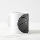 Grayscale Basketball Koffiemok (Voorkant links)