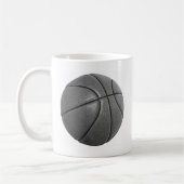 Grayscale Basketball Koffiemok (Links)