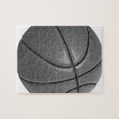 Grayscale Basketball Legpuzzel (Horizontaal)