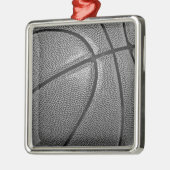 Grayscale Basketball Metalen Ornament (Links)
