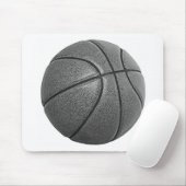Grayscale Basketball Muismat (Met muis)
