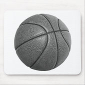 Grayscale Basketball Muismat (Voorkant)