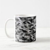 Grayscale Bowties 11oz Mok (Links)