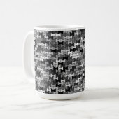 Grayscale Bowties 15oz Mok (Voorkant links)