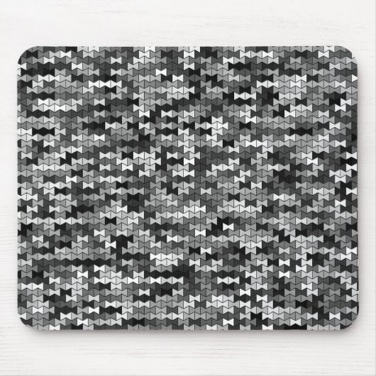 Grayscale Bowties Mousepad Muismat (Voorkant)