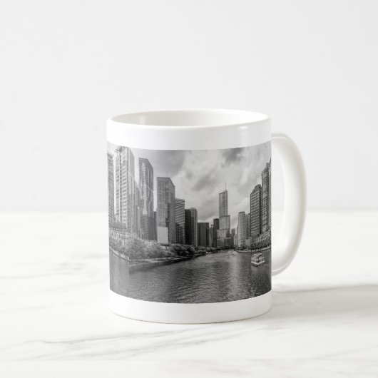 Grayscale Coffee-Mok voor de grayscopen van Chicag Koffiemok (Voorkant rechts)