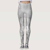 Grayscale Dragon-Leggings Leggings (Voorkant)